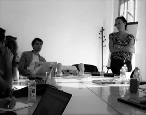 Rencontres avec Clément Le Minoux et Cécile Bienfait, Université d'Avignon - 04/10/2016 ©Muséocom - Audrey Cazala