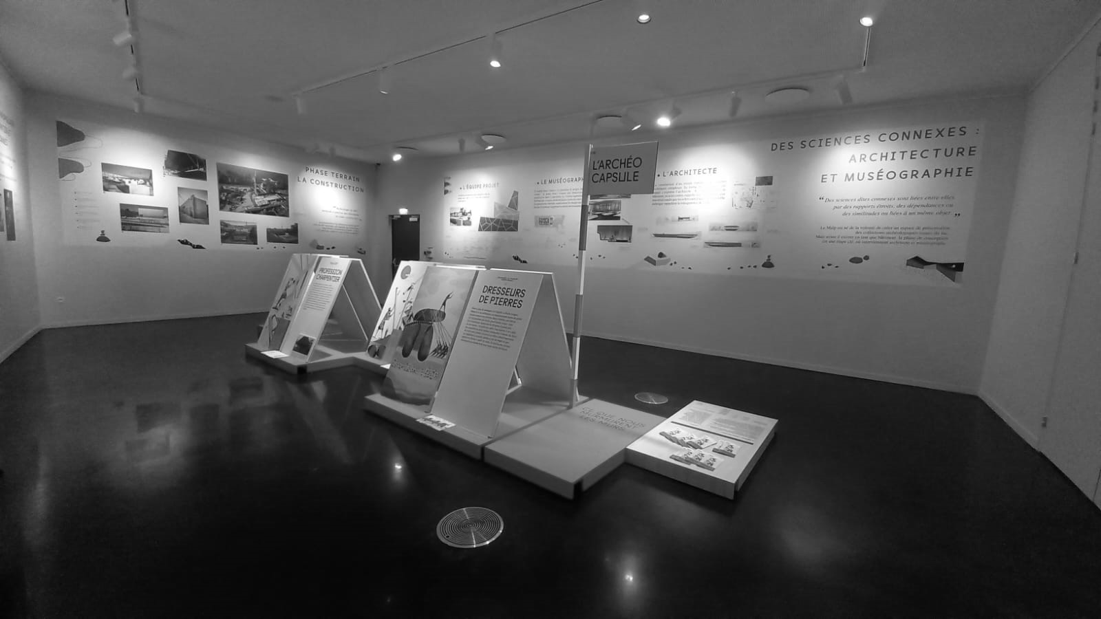 Exposition temporaire en partenariat avec l’Inrap sur l’archéologie du bâtit et la construction du MALP, 2022